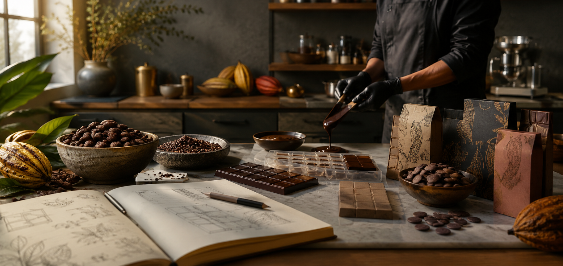 Servicio de maquila de chocolate
