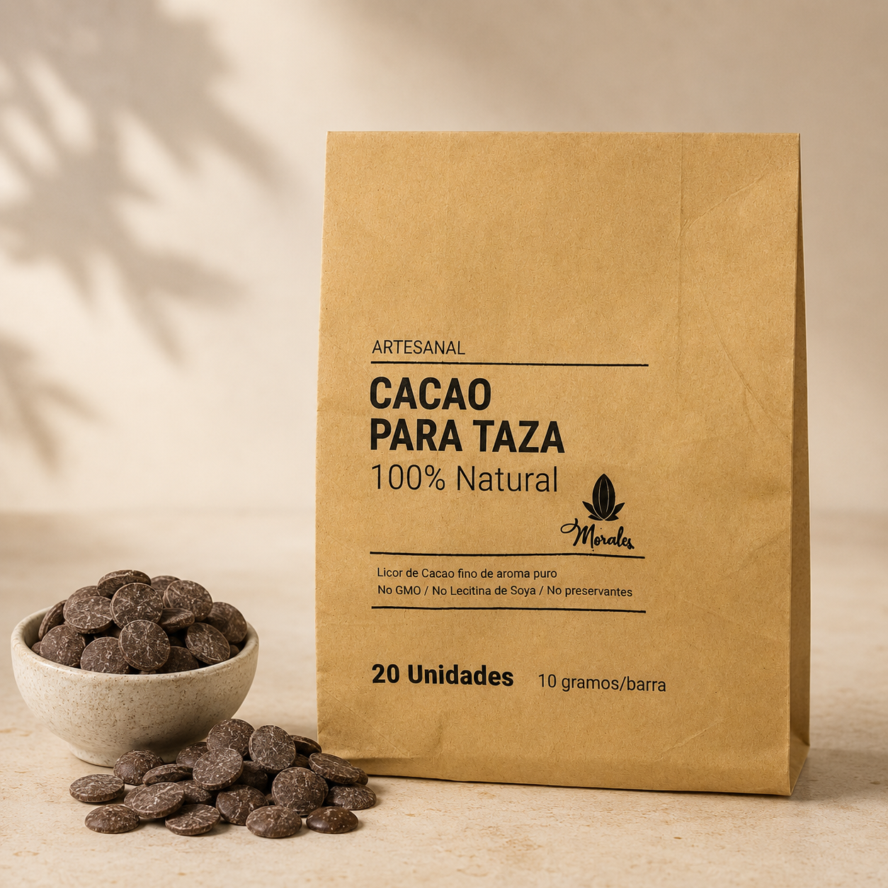 Ingredientes para chocolate de cafetería