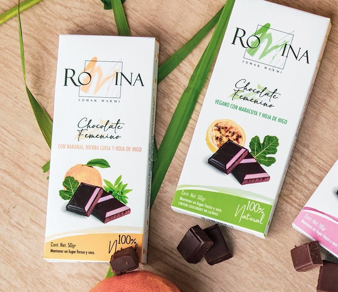 Barras de chocolate artesanal para marca propia