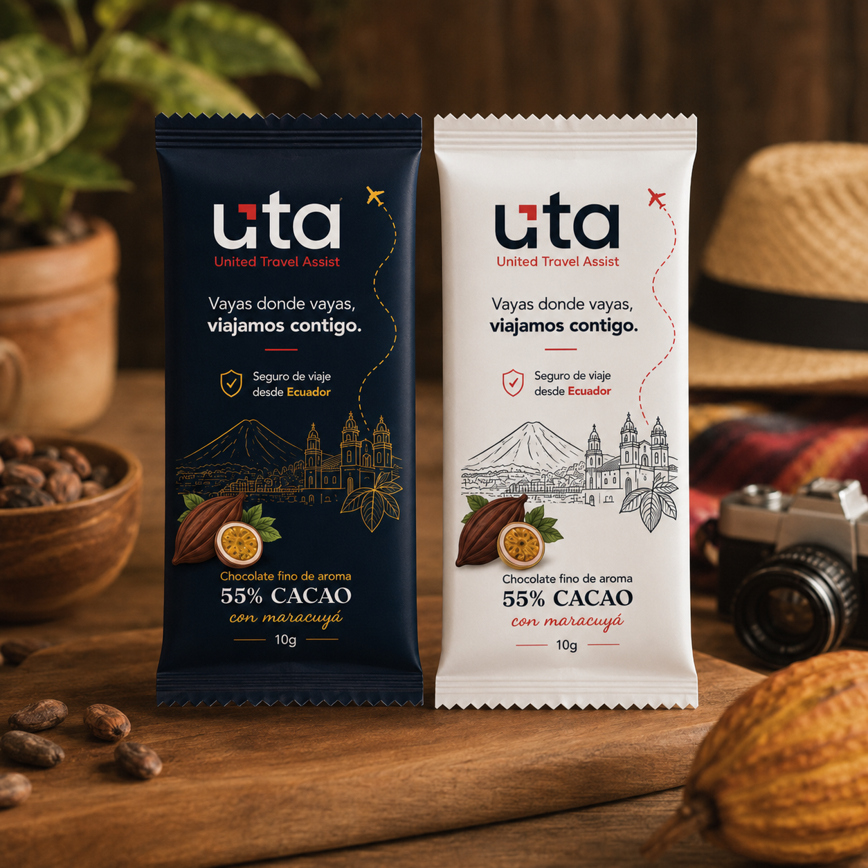Cacao ecuatoriano para productos turísticos